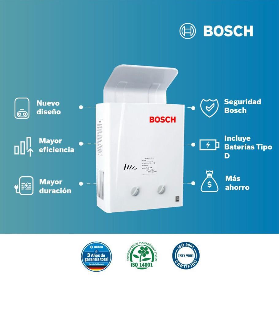 Benigno Suyo Mirar Calentador Bosch 5.5 Lts therm 1000 O, Maxxi Power - Maservinox